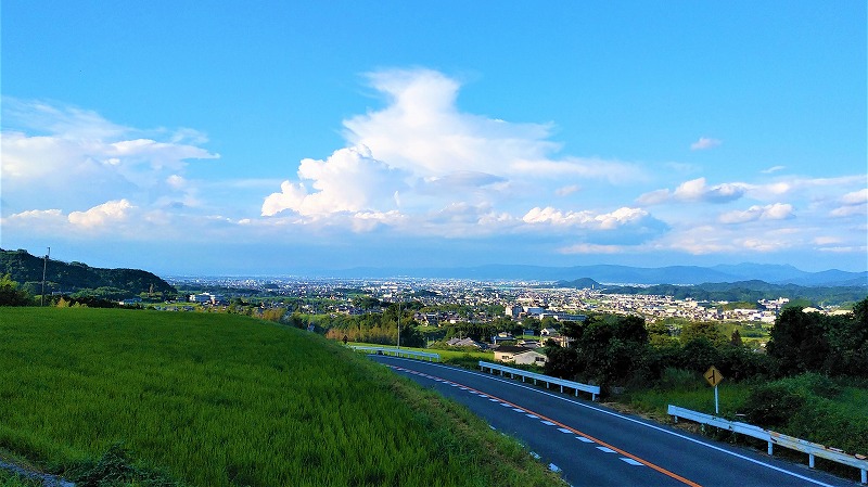 奈良県道３０号山麓線　「高天」付近